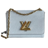 LOUIS VUITTON - Twist MM Chain Bag White / Gold
