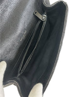 SAINT LAURENT - College Medium Bag in Black Quilted Leather