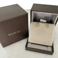 GUCCI - 18k Gold Horsebit Stud Earrings
