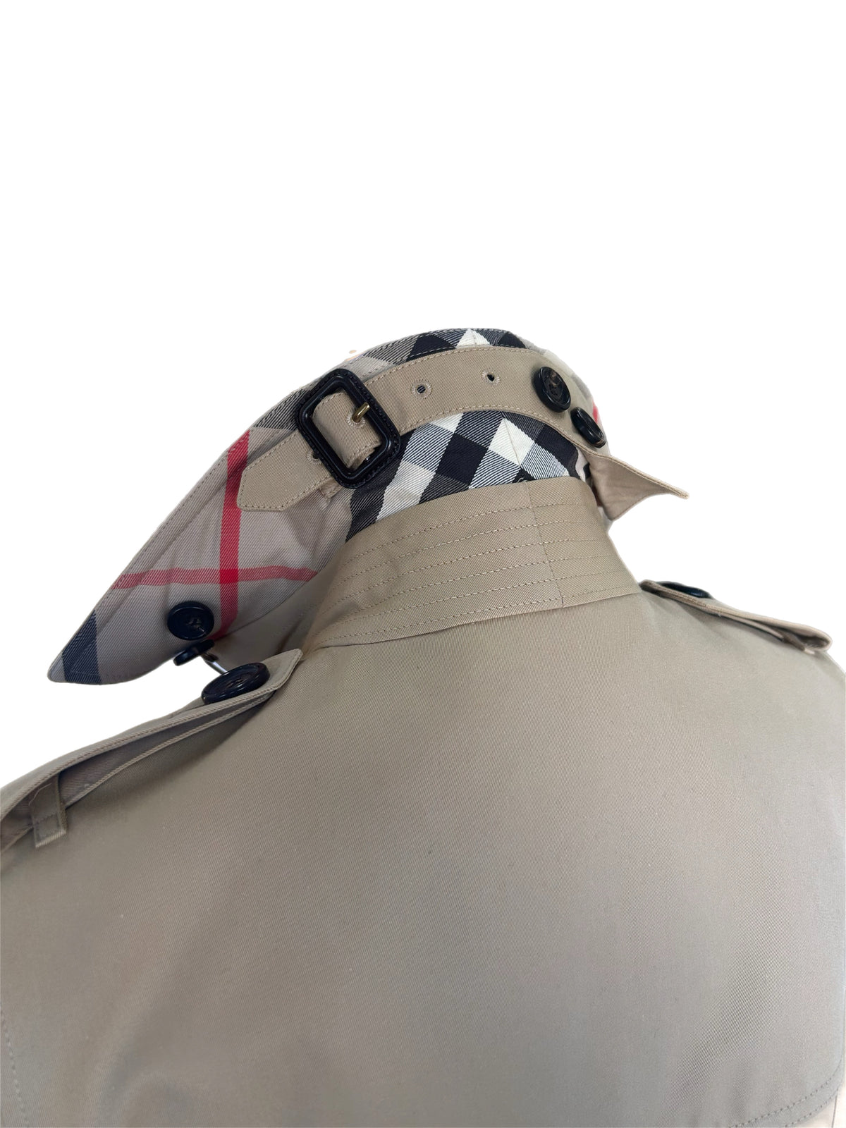 BURBERRY - Mid-length Kensington Heritage Trench Coat in Honey Sz IT 36
