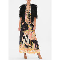 CAMILLA - Lady Of The Moon Feather Beaded Gilet Sz S