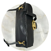 GUCCI - Black Marmont Top Handle Shoulder Bag