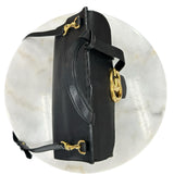 GUCCI - Black Marmont Top Handle Shoulder Bag