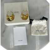 CELINE - Large Swirl Hoop Earrings