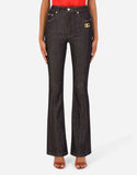 DOLCE & GABBANA - High-Rise Flared Jeans Sz 46