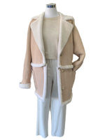 SASS & BIDE - Lamb Shearling 2 in 1 - Jacket & Coat Sz M