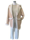 SASS & BIDE - Lamb Shearling 2 in 1 - Jacket & Coat Sz M