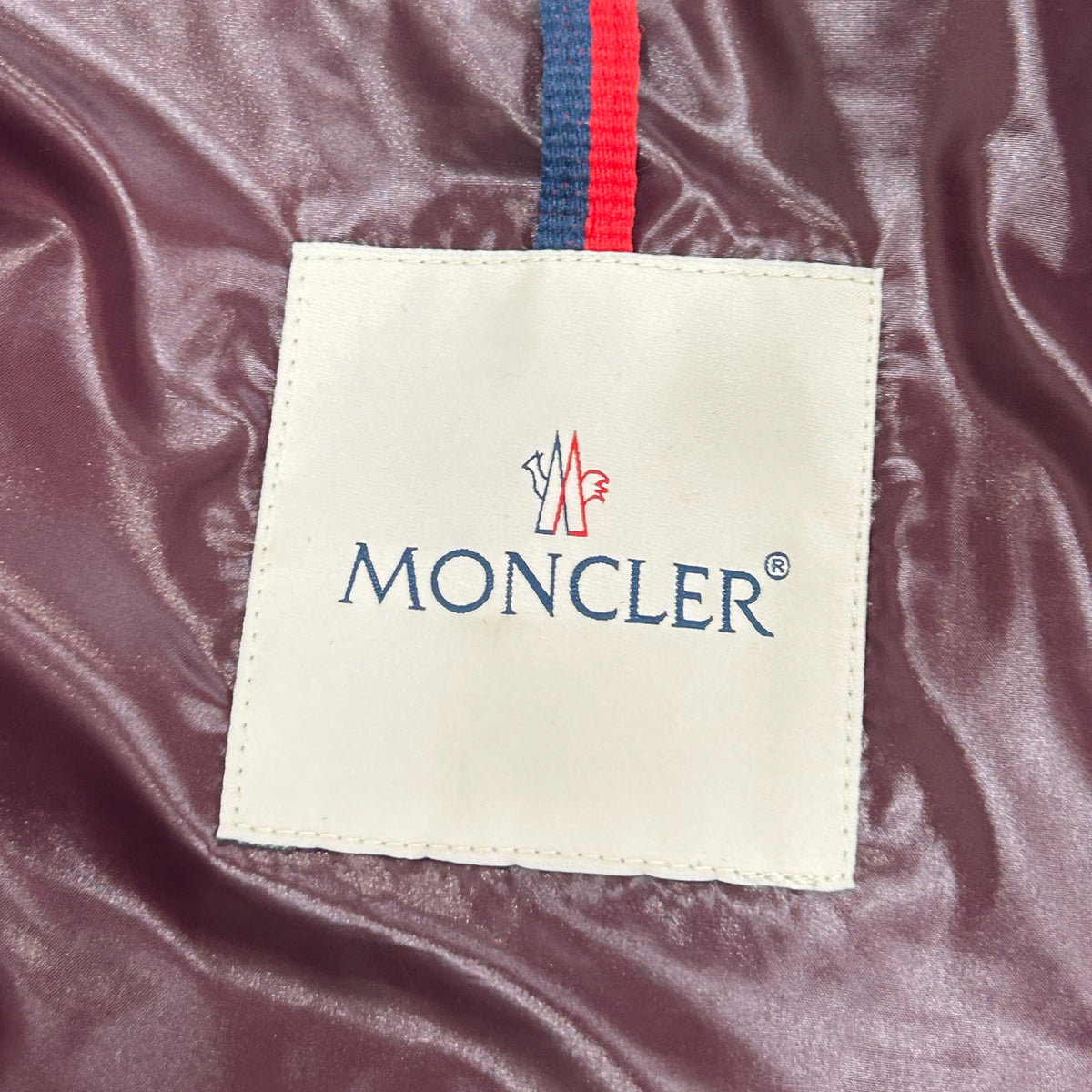 MONCLER - Albatros Chevron Down Jacket Sz 1