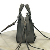BALENCIAGA - Neo Classic Grey Mini City Bag