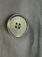 BURBERRY - Black Trench Coat Sz 10-12