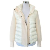 MONCLER - Cream Maglione Tricot Cardigan Sz S