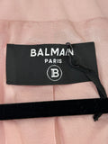 BALMAIN - Double Breasted Pink Wool Blazer Sz 34 FR