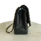 CHANEL - Black Quilted Classic Flap Shoulder Bag