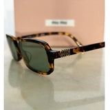 MIU MIU - Rectangle Frame Sunglasses