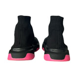 BALENCIAGA - Speed 2.0 Sneakers Black & Pink Sz 39