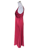 ZIMMERMANN - Silk Ruched Picnic Midi Dress Wine Red Sz 2