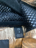 SCOTCH & SODA - Metallic Hooded Coat Sz 4