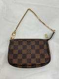 LOUIS VUITTON - Mini Pochette Accessories in Damier Ebene