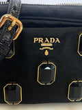 PRADA - Black Jewelled Pietre Bag