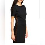 FENDI - FF Motif Black Dress Sz 38