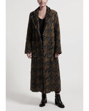 AVANT TOI - Felted Wool- Blend Houndstooth Coat Sz XL