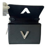 LOUIS VUITTON - Twist MM Chain Bag - Black & Silver