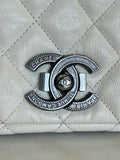 CHANEL - City Rock Leather Cream Flap Bag