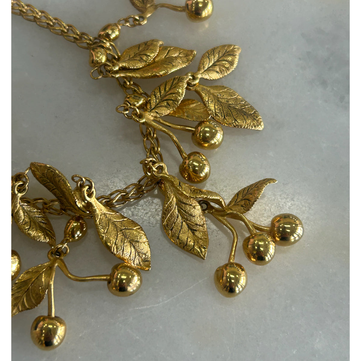 SAINT LAURENT - Leaves Charm Bracelet
