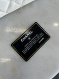 CHANEL - City Rock Leather Cream Flap Bag