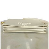 PRADA - White Saffiano Chain Bag