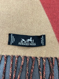 HERMÈS - Cashmere Fringe Large Stole Shawl