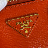 PRADA - Saffiano Orange Vernis Dome Bag