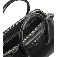 GIVENCHY - Small Antigona Bag in Black Box Leather