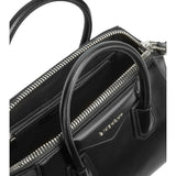 GIVENCHY - Small Antigona Bag in Black Box Leather