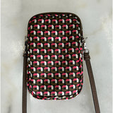 PRADA - Geometric-Print Nylon Pouch Bag