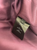 HUSK - Imperial Aubergine Longline Faux Fur Coat Sz L