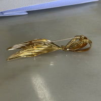 CHRISTIAN DIOR - Vintage Gold Plated Bow Brooch