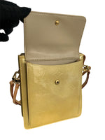 LOUIS VUITTON - Vernis Mott Monogram Bag in Beige