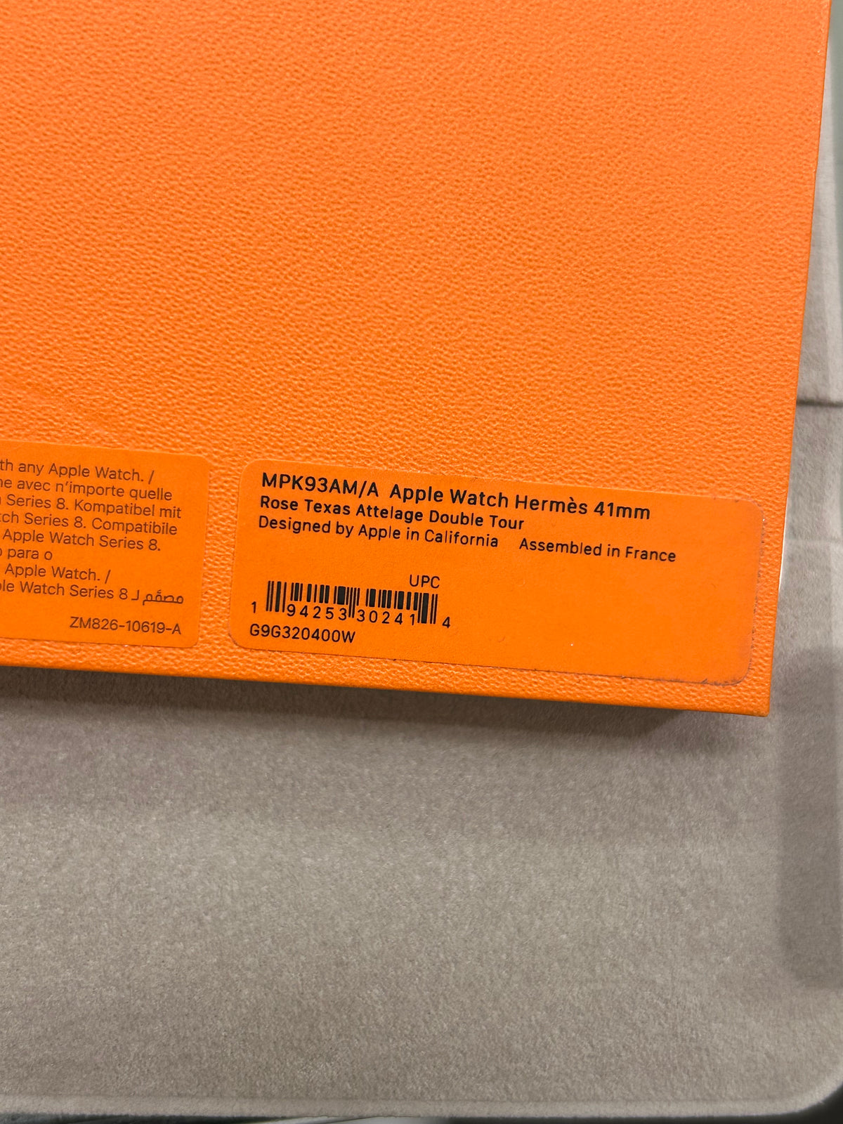 HERMES - Apple Watch Double Tour 41 mm Band Attelage