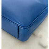 PRADA - Cobalt Blue Saffiano Leather Messenger Bag