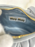 MIU MIU - Wander Matelassé Leather Hobo Mini-Bag - Pearl Grey