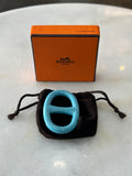 HERMÈS - Chaine d'Ancre Scarf Ring Blue