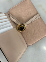 CHLOÉ - NWT Leather Compact Wallet in Blush /Nude