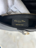 DIOR - Saddle Bag in Black Grained Leather