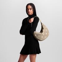 LOUIS VUITTON - Loop Hobo Bag - Dove Grey/Cream Empreinte Leather