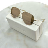 VICTORIA BECKHAM - 18k Gold-Plated Aviator Sunglasses