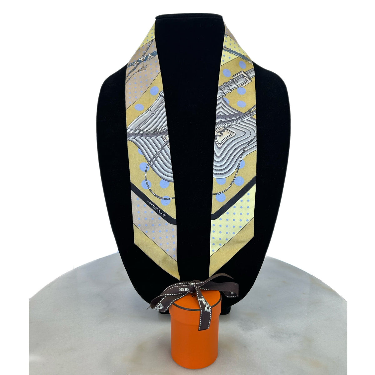 HERMÈS - Twilly 86 Silk Scarf - Strap & Bridal