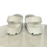 PRADA - White Padded Leather Sandals Sz 38.5