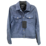THE KOOPLES Paris - Blue Suede Jacket - Sz 1
