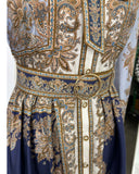 ZIMMERMANN - Luminous Paisley-Print Silk Midi Dress Sz 0